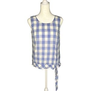 J Crew Factory Cotton Linen Blend Blouse Size 0